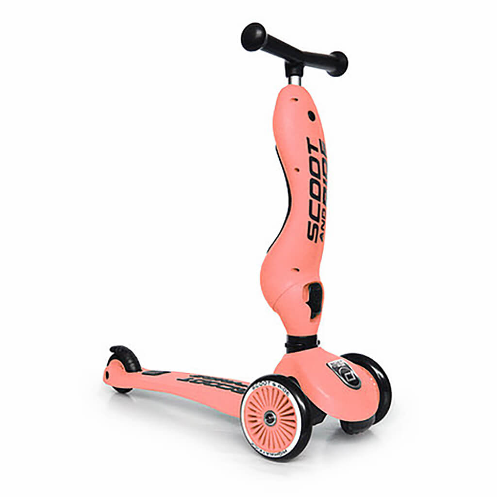 Highwaykick 1 Convertible Scooter Peach