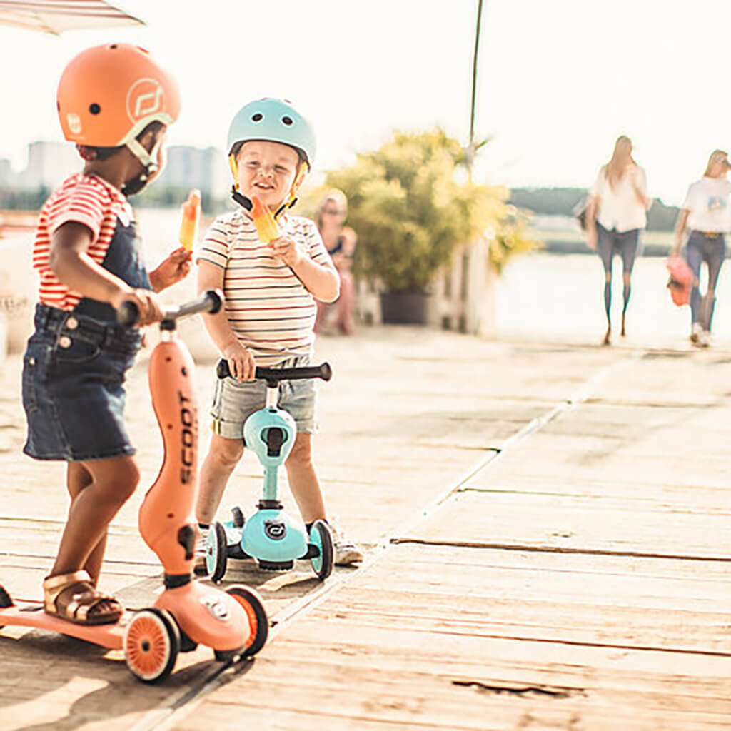 Highwaykick 1 Convertible Scooter Peach