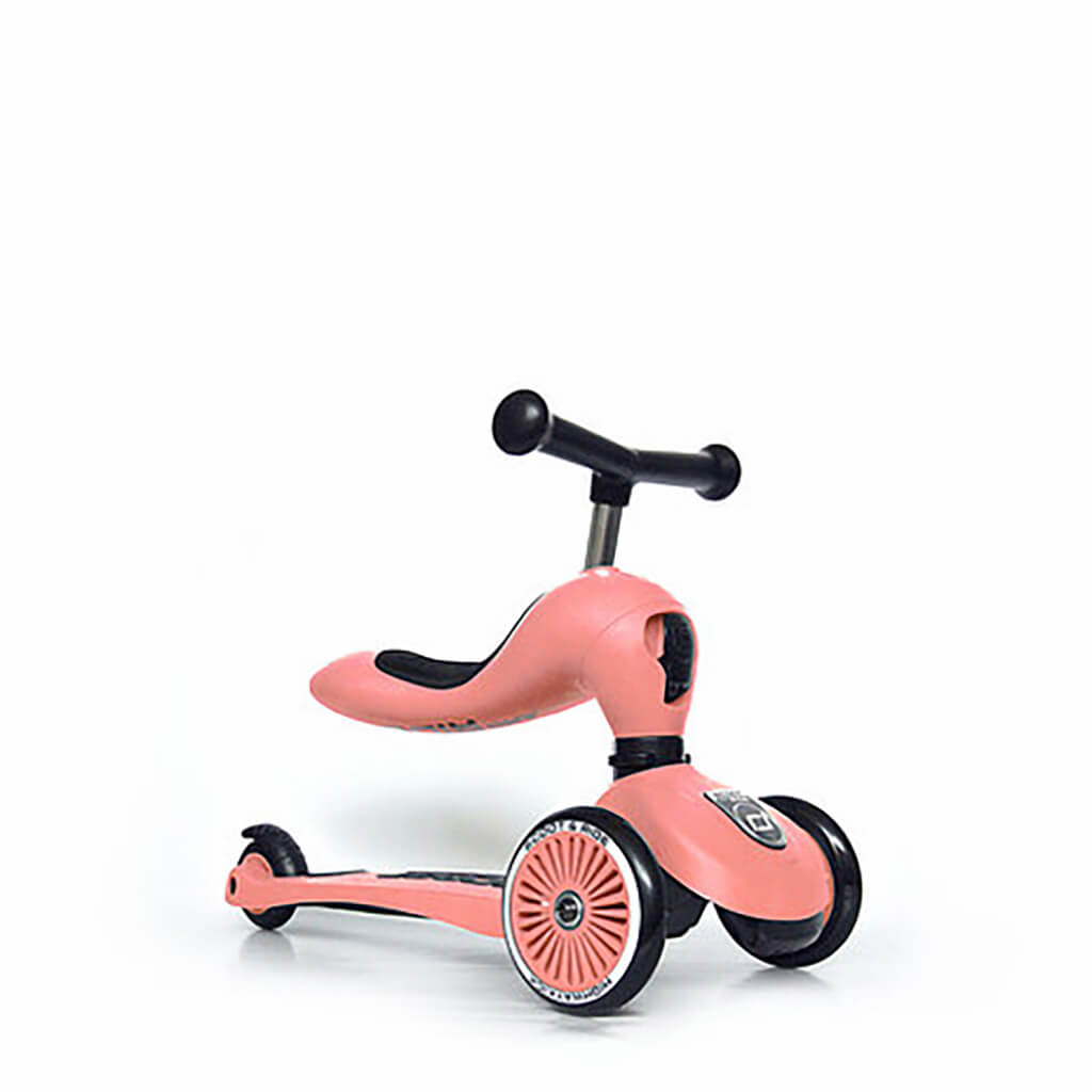 Highwaykick 1 Convertible Scooter Peach