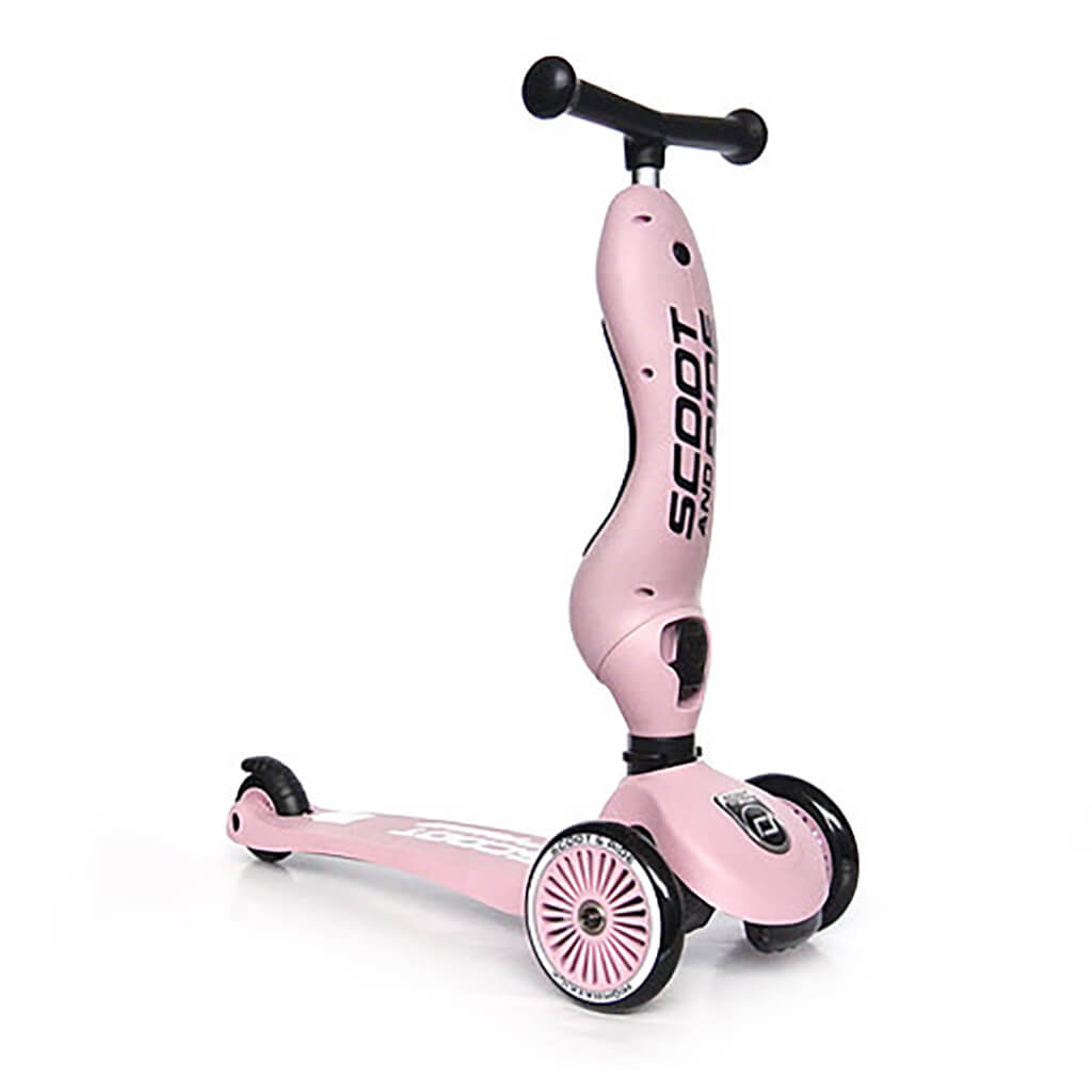 Highwaykick 1 Convertible Scooter Rose