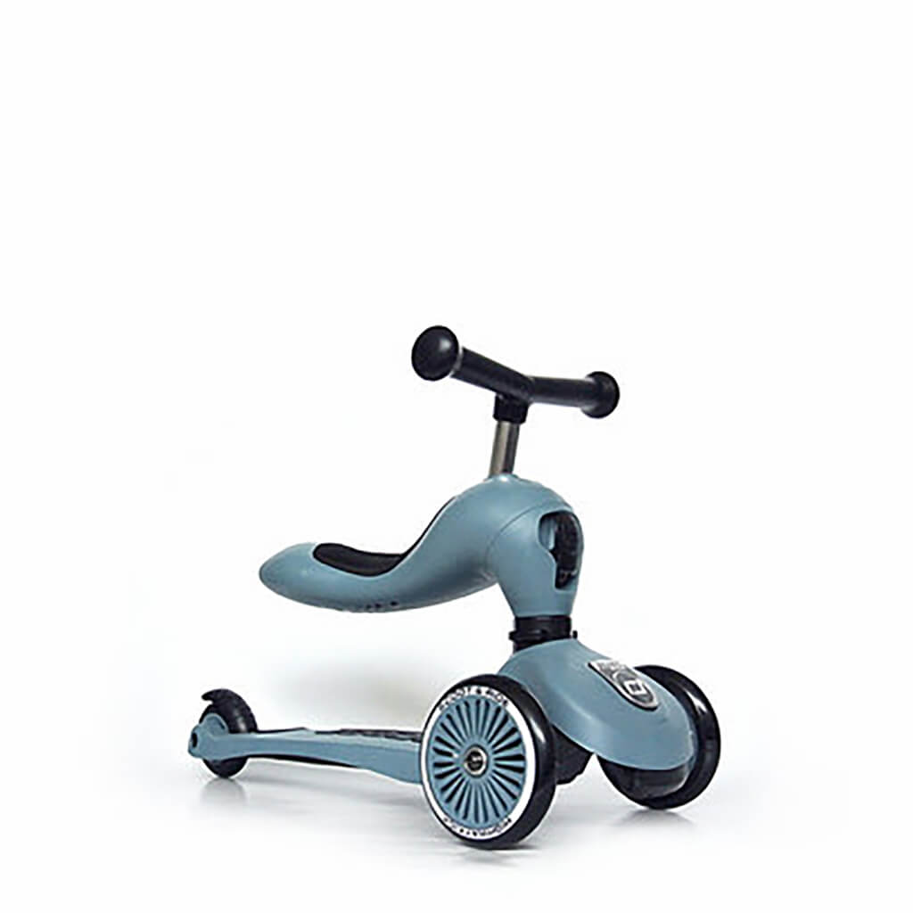 Highwaykick 1 Convertible Scooter Steel