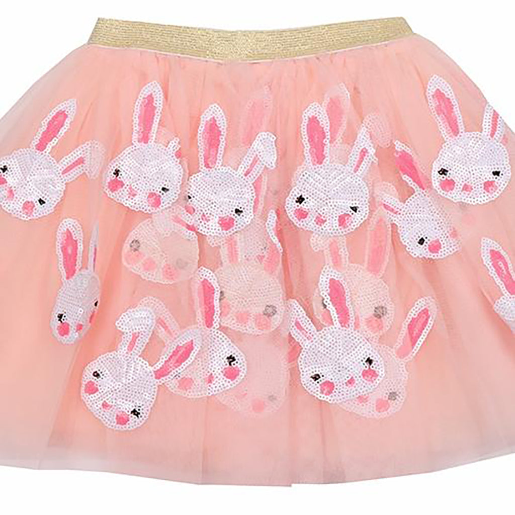 Girls' Tutu White Bunny