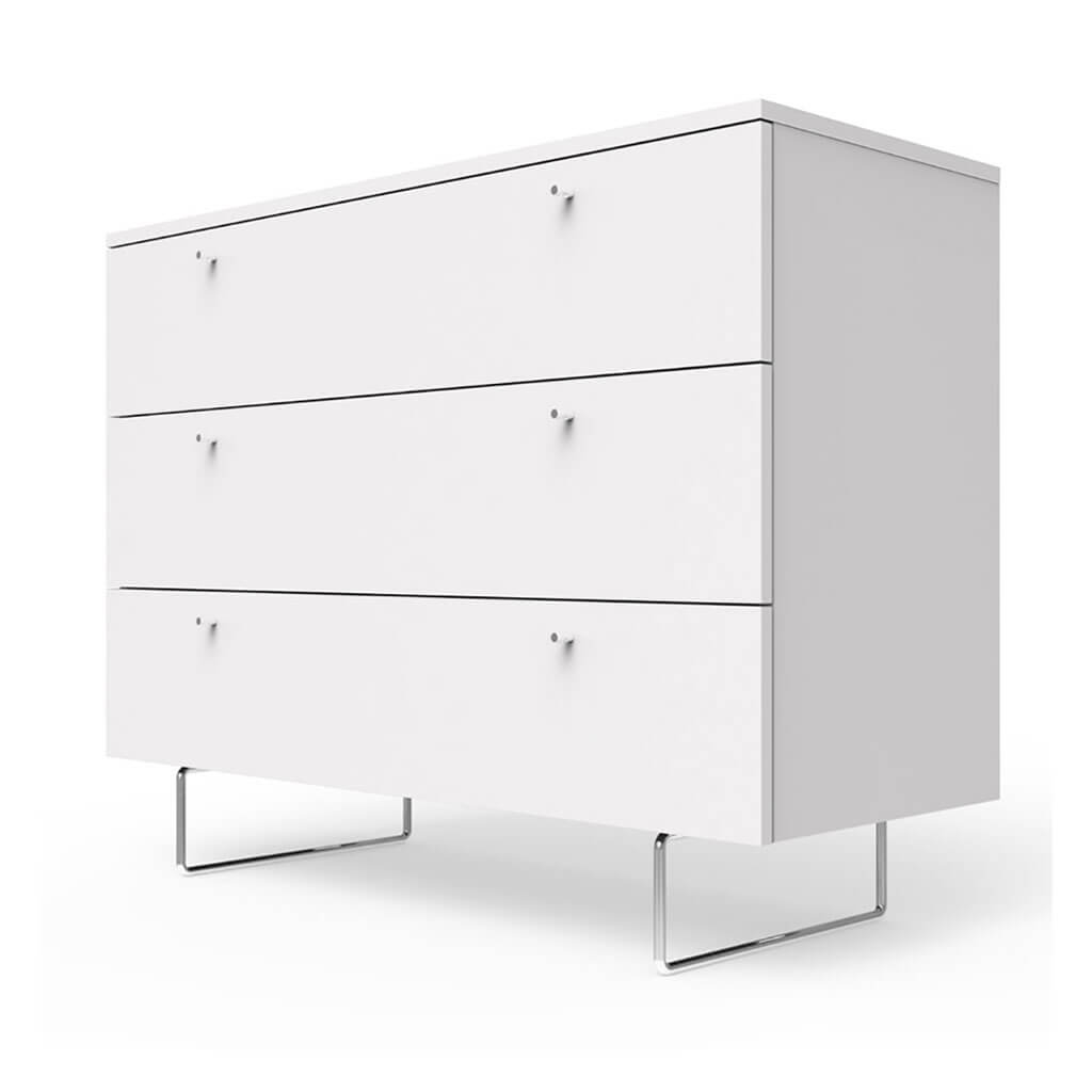 Alto Dresser 3 Drawer White 45"