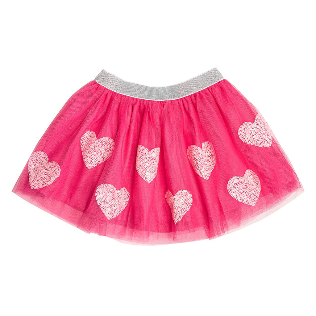 Girls' Tutu Pink Hearts