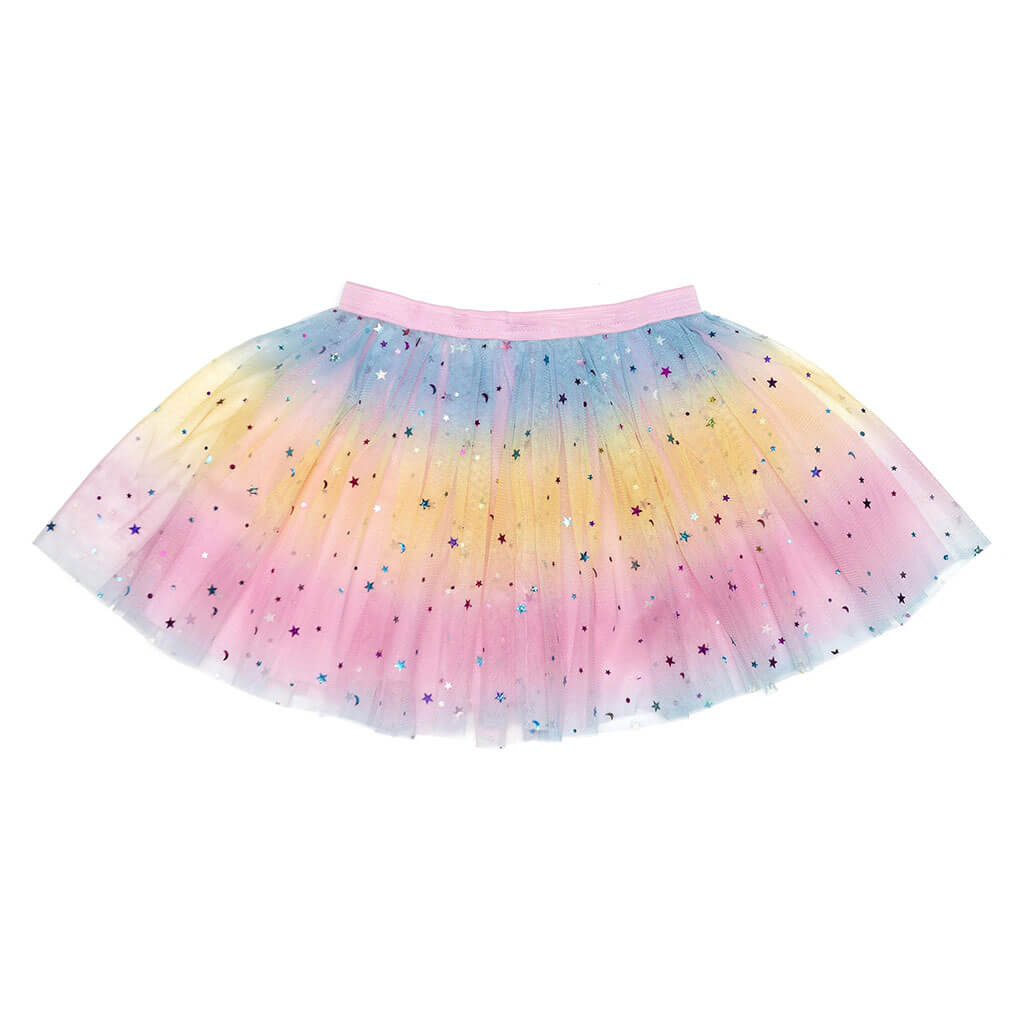 Girls' Tutu Rainbow Moon and Stars