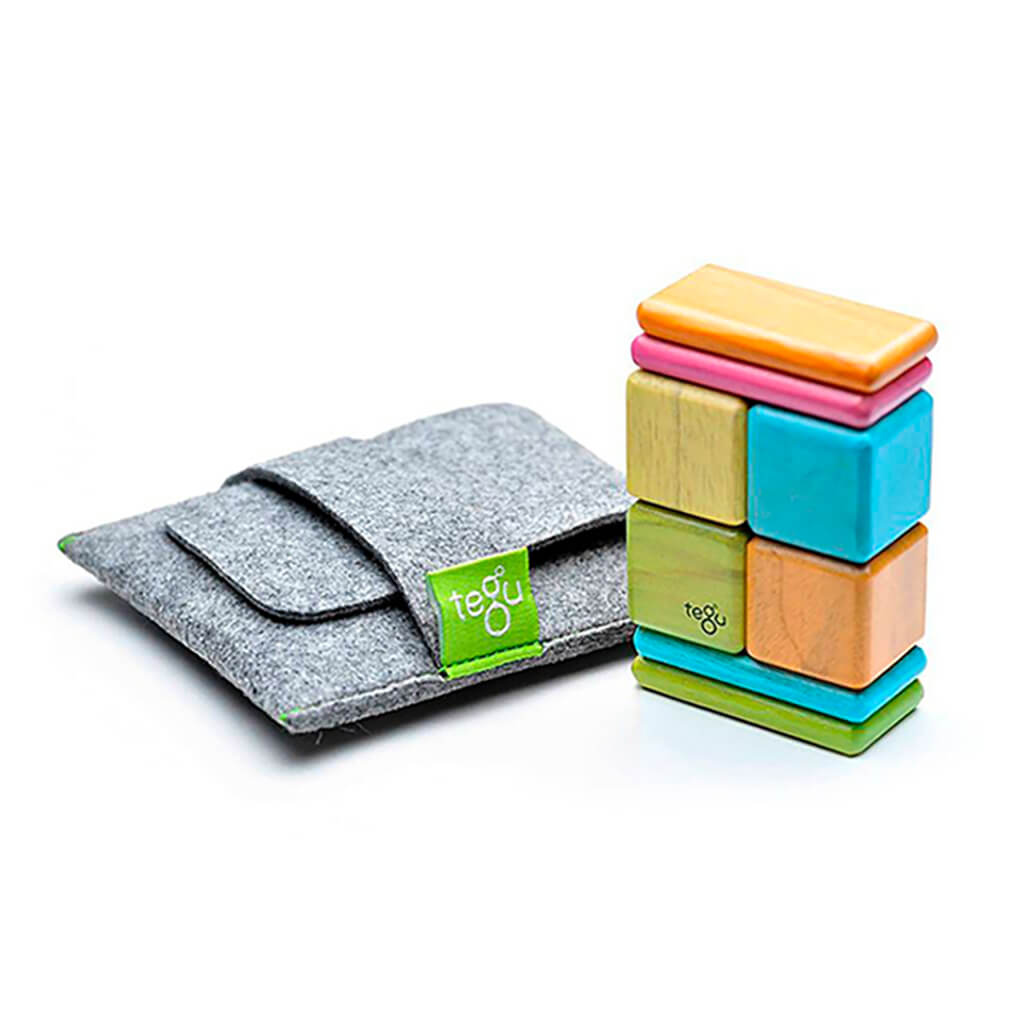 Original Pocket Pouch Magnetic Wooden Blocks Set