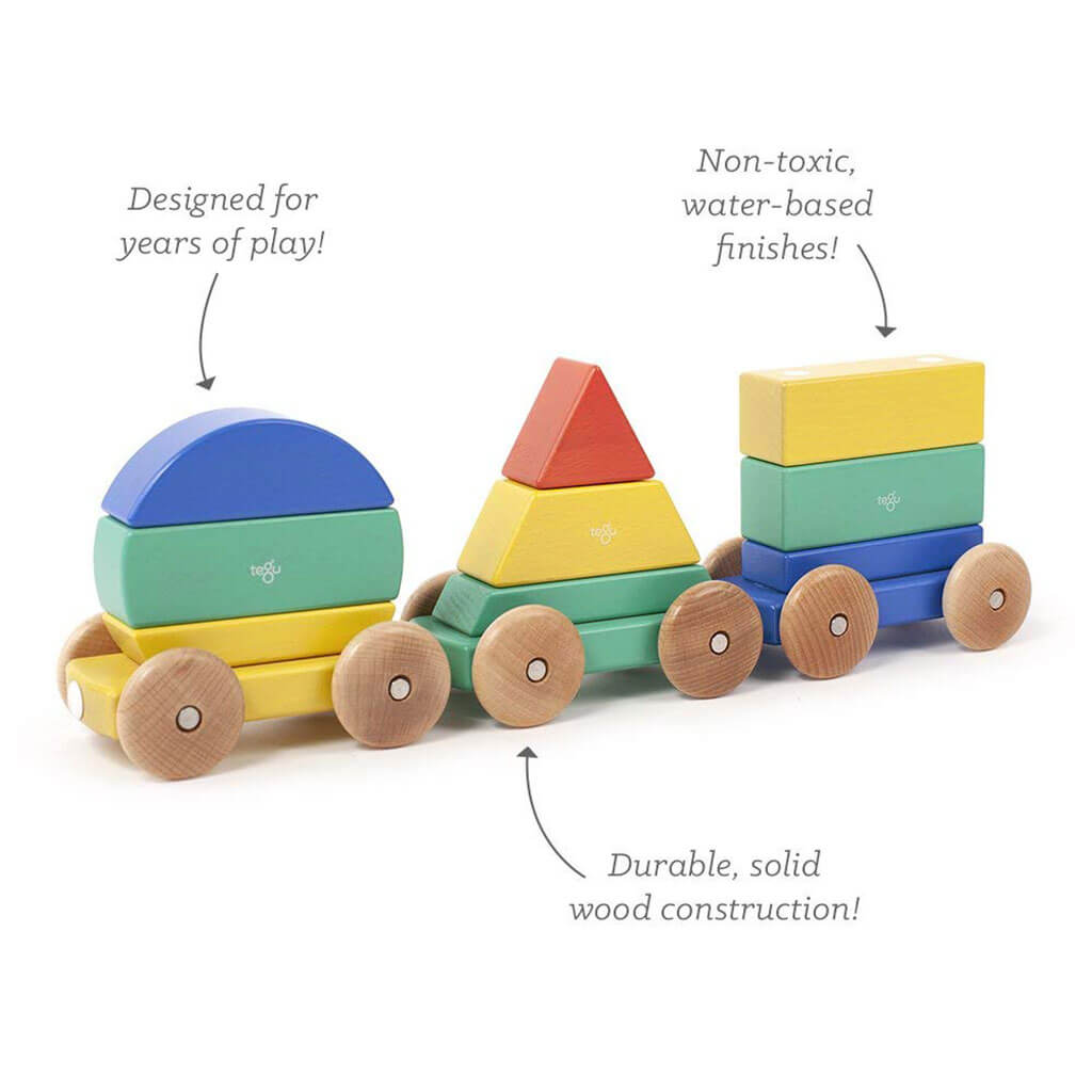 Magnetic Shape Train 9 Pieces