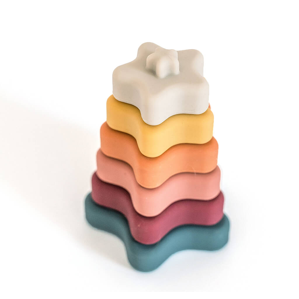 Silicone Stacking Toy Stella Star Muted