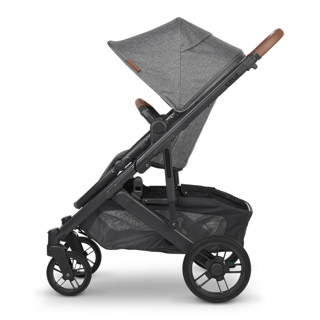 Color_Greyson Charcoal Melange | Uppbaby Cruz V2 Stroller Greyson Charcoal Melange | NINI and LOLI