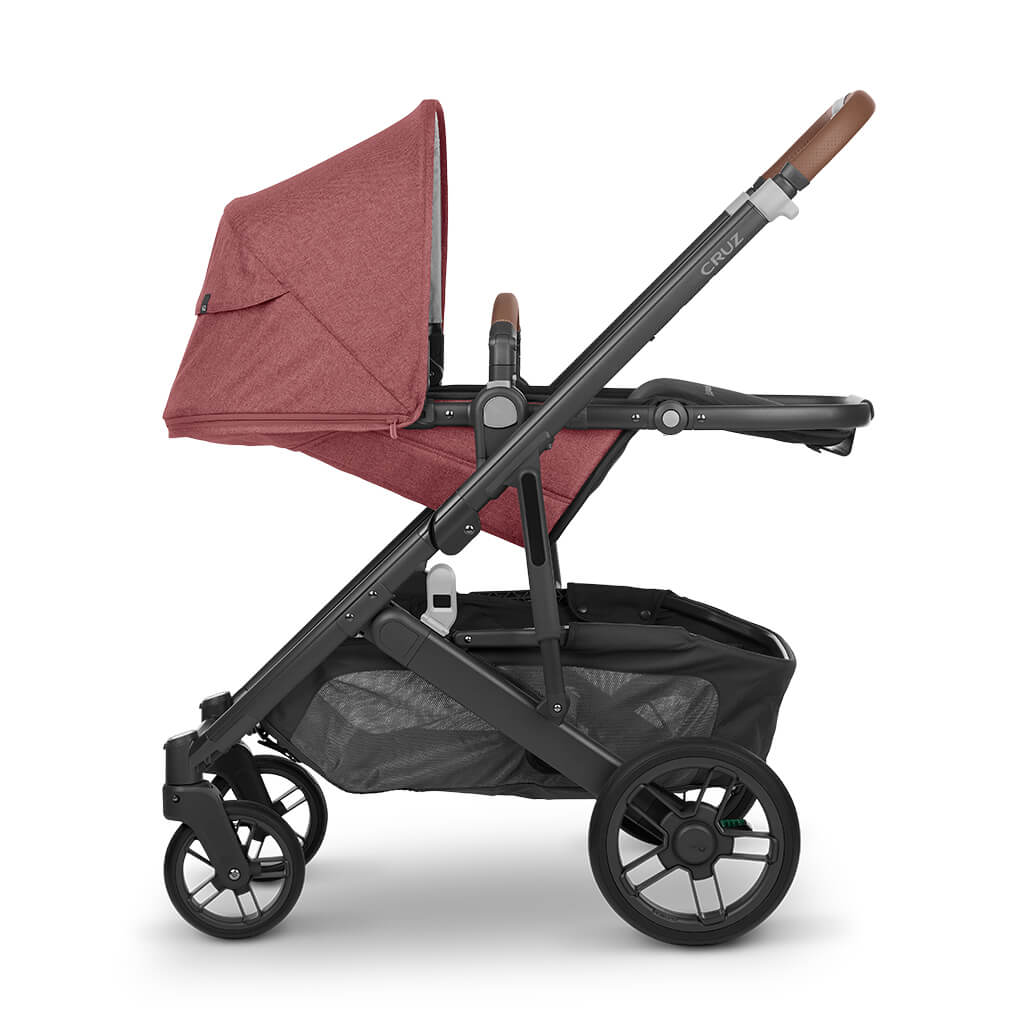 Color_Lucy (Rosewood Melange) | Uppbaby Cruz V2 Stroller Lucy (Rosewood) | NINI and LOLI