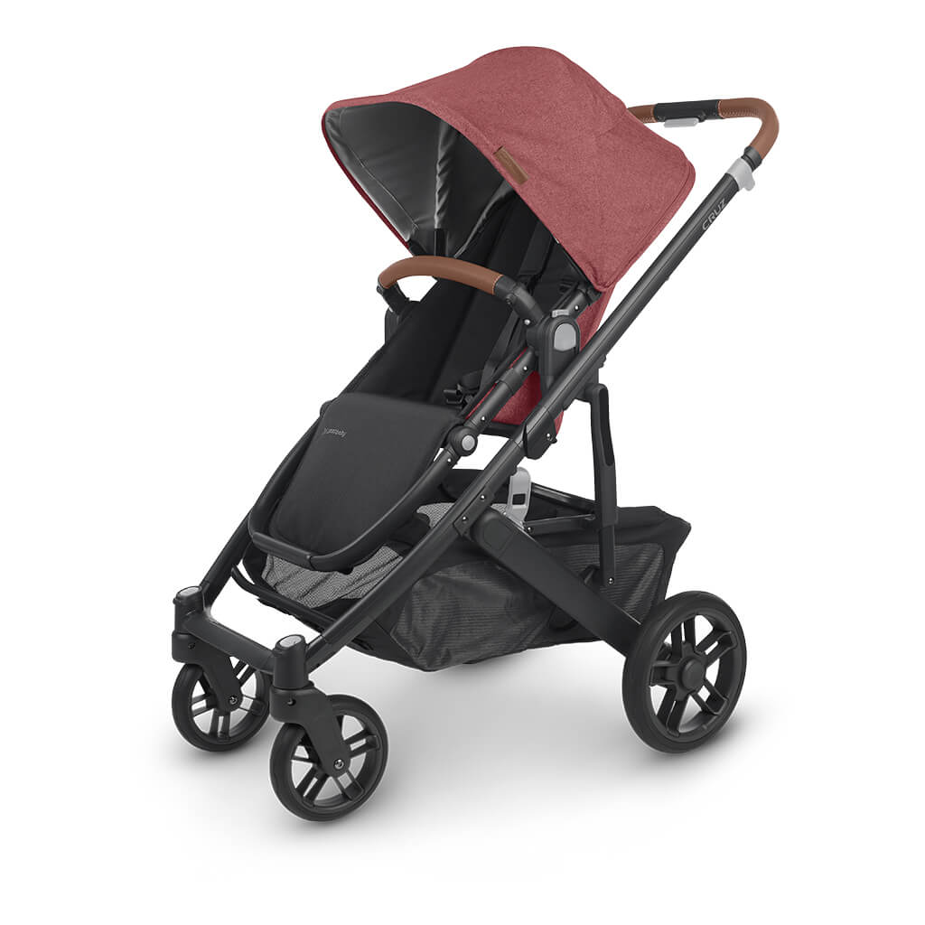 Color_Lucy (Rosewood Melange) | Uppbaby Cruz V2 Stroller Lucy (Rosewood) | NINI and LOLI