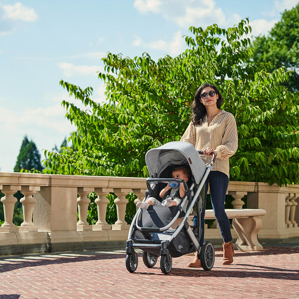 Color_Stella Grey Brushed Melange | Uppbaby Cruz V2 Stroller Stella Grey Brushed Melange | NINI and LOLI