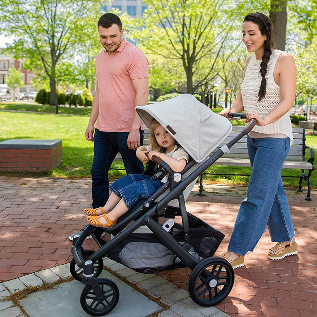 Color_Anthony (White/Grey) | UppaBaby Vista V2 Stroller Anthony White/Grey | NINI and LOLI