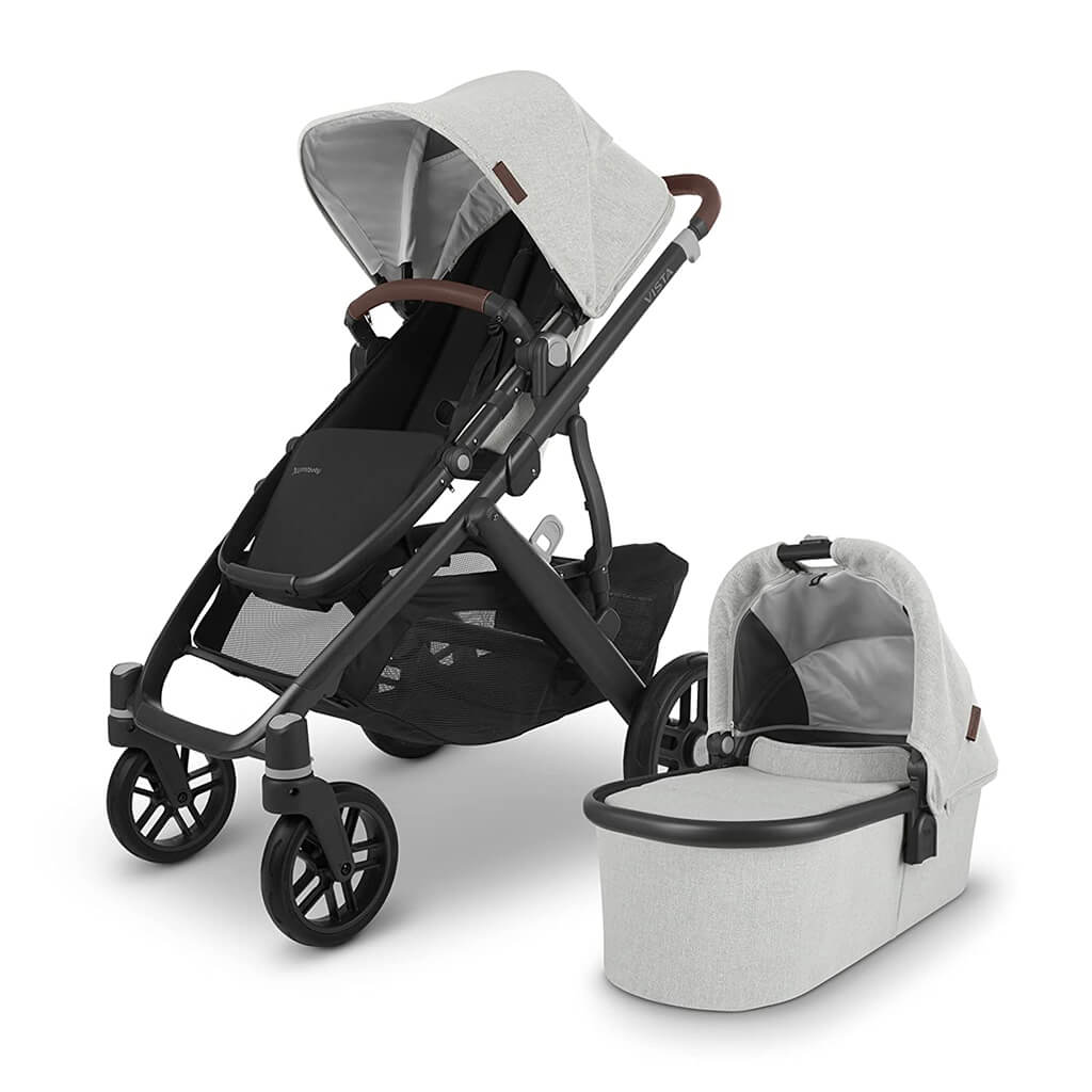 Color_Anthony (White/Grey) | UppaBaby Vista V2 Stroller Anthony White/Grey | NINI and LOLI