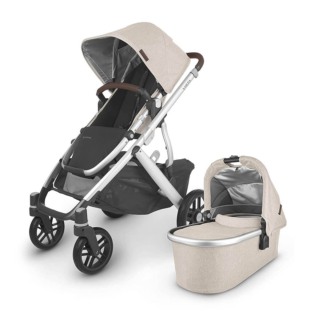 Color_Declan (Oat Melange) | UppaBaby Vista V2 Stroller Declan Oatmeal Melange | NINI and LOLI