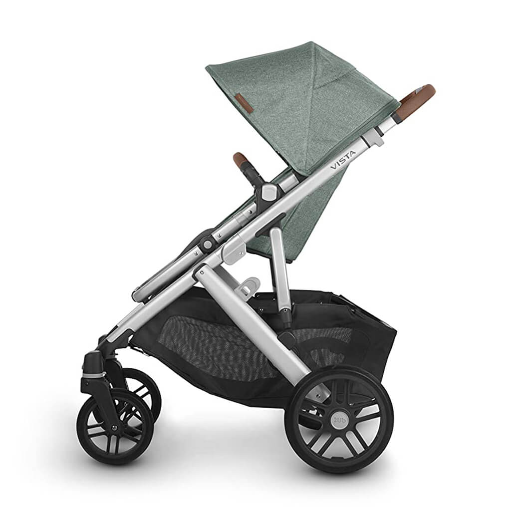 Color_Emmett (Green Melange) | UppaBaby Vista V2 Stroller Emmett Green Melange | NINI and LOLI