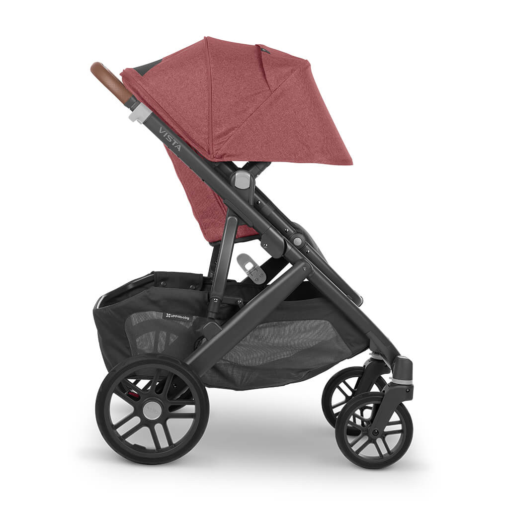 Color_Lucy (Rosewood Melange) | UppaBaby Vista V2 Stroller Lucy (Rosewood Melange) | NINI and LOLI