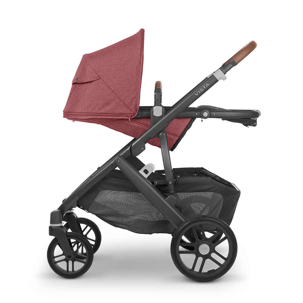 Color_Lucy (Rosewood Melange) | UppaBaby Vista V2 Stroller Lucy (Rosewood Melange) | NINI and LOLI