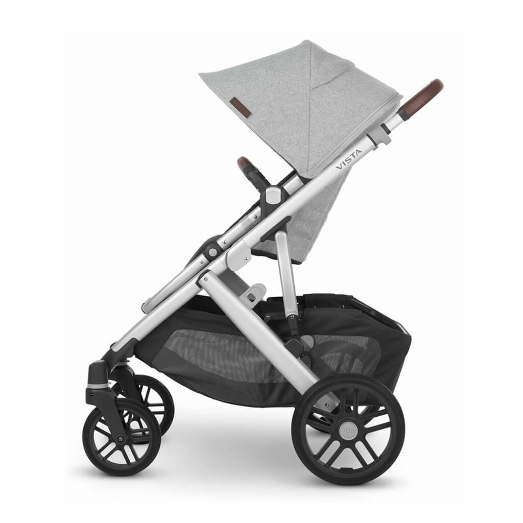 Color_Stella (Grey Brushed Melange) | UppaBaby Vista V2 Stroller Stella Brushed Grey Melange | NINI and LOLI