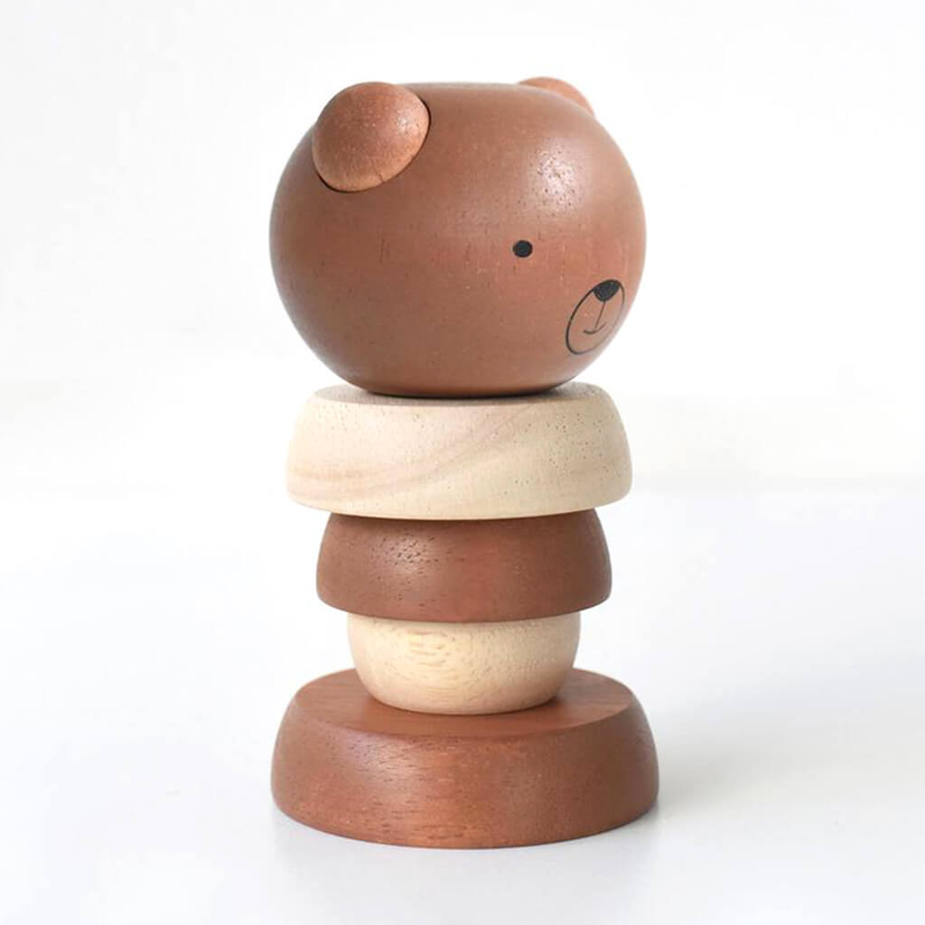 Wooden Stacker Bear