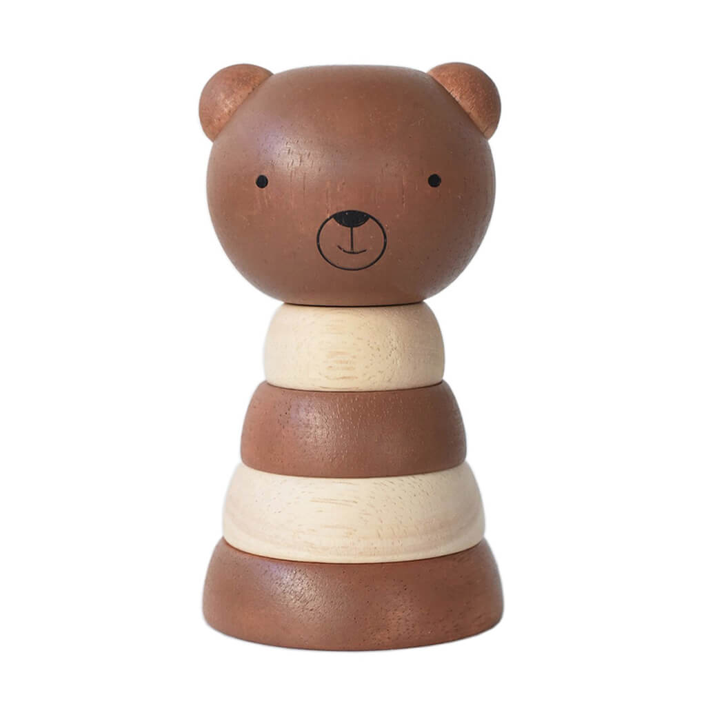 Wooden Stacker Bear