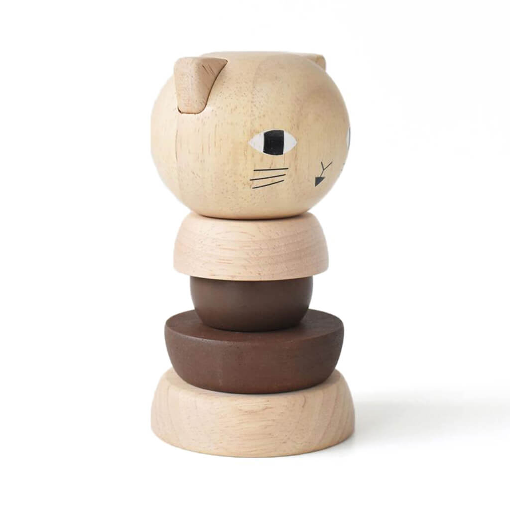 Wooden Stacker Cat