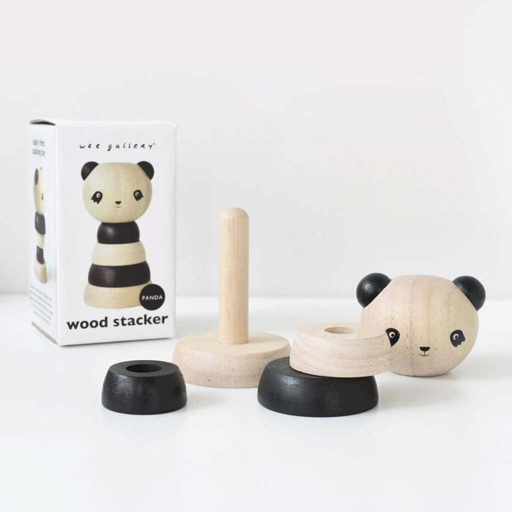 Wooden Stacker Panda