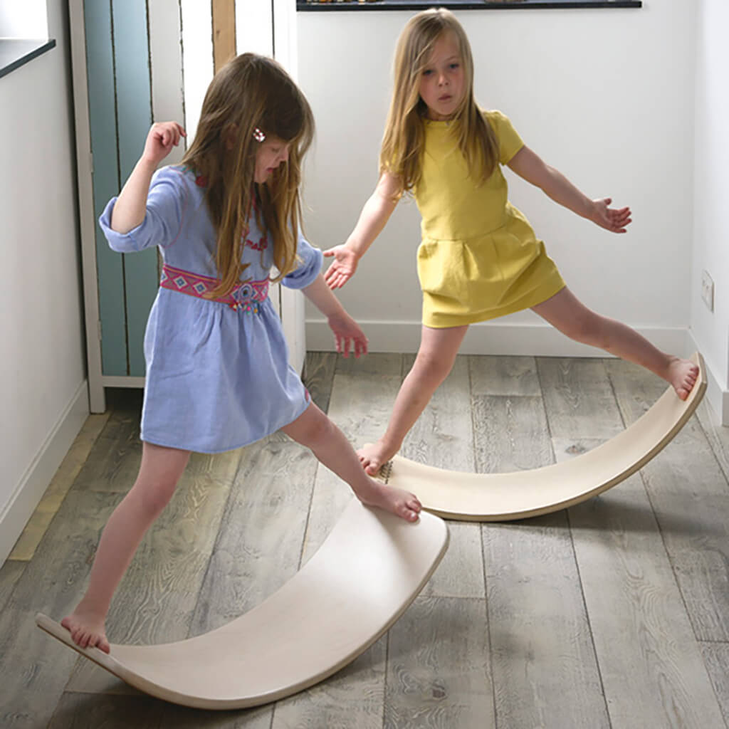 Waldorf Balance Board Natural/Wild Rose